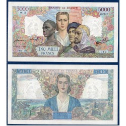 5000 Francs Empire Français Sup 9.1.1947 Billet de la banque de France