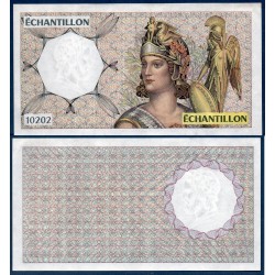 Echantillon 10202 du 200 francs non numéroté SPL Billet de la banque de France