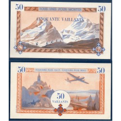 50 vaillants par édipax paris 1938-1943 Neuf billet Fantaisie
