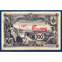 Union Economique ville Montpellier 1NF 100 francs TB 1960 Billet