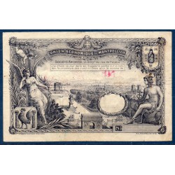 Union Economique ville Montpellier 1NF 100 francs TB 1960 Billet