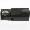Loupe de poche rétractable LED, grossissement 20x, noire, Ø 21 mm