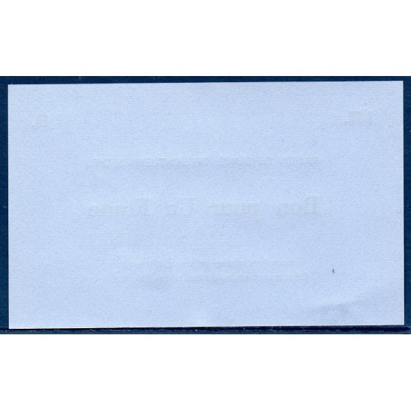 Maison de santé de Saint-Jean de Dieu 1 franc neuf 1920 Bon billet