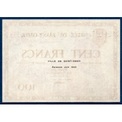 Ville de Saint-Omer 100 francs Spl 6.1940 Billet