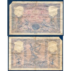 100 Francs Bleu et Rose AB 6.8.1890 Billet de la banque de France