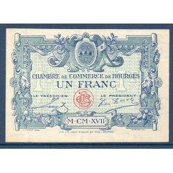 Bourges 1 franc Spl 1917 Pirot 32.11 Billet de la chambre de Commerce