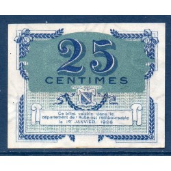 Troyes 25 centimes Spl 1.1.1926 Pirot 124.15 Billet de la chambre de Commerce