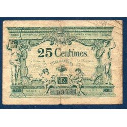 Angers 25 centimes TB 11.1917 pirot 8.4 Billet de la chambre de Commerce