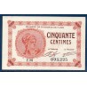 Paris 50 centimes Spl 10.3.1920 Pirot 97.10 Billet de la chambre de commerce