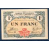 Moulins Lapalisse 1 franc Spl 17.11.1921 Pirot 86.24 Billet de la chambre de Commerce