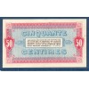 Moulins Lapalisse 50 centimes Spl 9.1.1920 Pirot 86.15 Billet de la chambre de Commerce