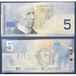 Canada Pick N°101c, Sup Billet de banque de 5 dollar 2004