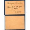 Boulangerie Martine bon de pain 1.50 kilo Spl, non daté