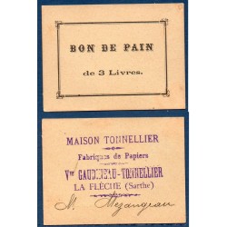 Maison Tonnelier bon 3 livres de pain Spl, non daté