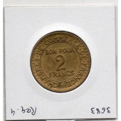 Bon pour 2 francs Commerce Industrie 1923 Sup, France pièce de monnaie