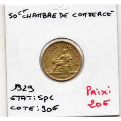 Bon pour 50 centimes Commerce Industrie 1924 Spl, France pièce de monnaie