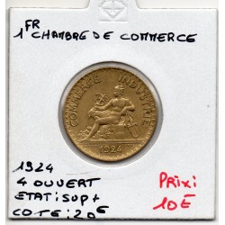 Bon pour 1 franc Commerce Industrie 1924 4 ouvert Sup+, France pièce de monnaie