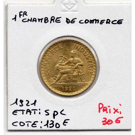 Bon pour 1 franc Commerce Industrie 1921 Spl, France pièce de monnaie