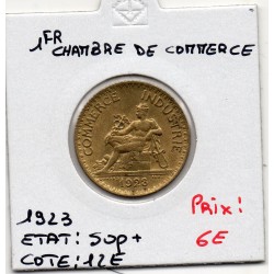 Bon pour 1 franc Commerce Industrie 1923 Sup+, France pièce de monnaie