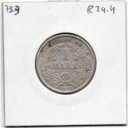 Allemagne 1 mark 1874 D, TTB- KM 7 pièce de monnaie
