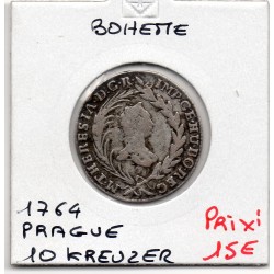 Bohême 10 kreuzer 1764 TB, KM 784 pièce de monnaie