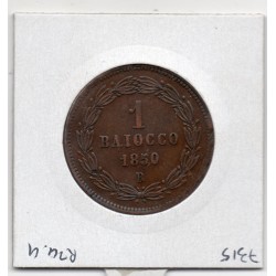 Vatican Pius Pie IX 1 Baiocco 1850  R Rome TTB+, KM 1345 pièce de monnaie