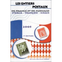 Catalogue les Entiers postaux de France et de Monaco Betrand Sinais