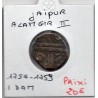 Jaipur Alamgir II 1 dam 1754-1759 TB pièce de monnaie