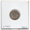 Suisse 1/2 franc 1898 B+, KM 23 pièce de monnaie