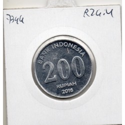 Indonésie 200 rupiah 2016 Spl, KM 72 pièce de monnaie