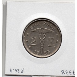Belgique 2 Francs 1923 en Français TTB, KM 91 pièce de monnaie