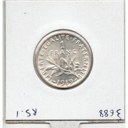 1 franc Semeuse Argent 1919 Sup+, France pièce de monnaie