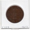 Indochine 1 cent 1892 TTB+, Lec 43 pièce de monnaie