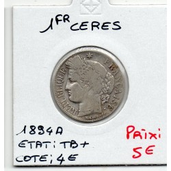 1 Franc Cérès 1894 TB+, France pièce de monnaie