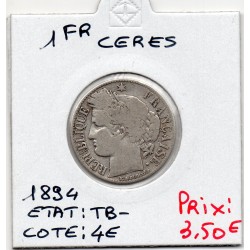 1 Franc Cérès 1894 TB-, France pièce de monnaie