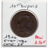 10 centimes Dupuis 1910 TB+, France pièce de monnaie