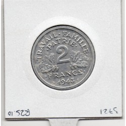2 francs Francisque Bazor 1943 Sup+, France pièce de monnaie