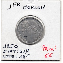 franc Morlon 1950 Sup, France pièce de monnaie