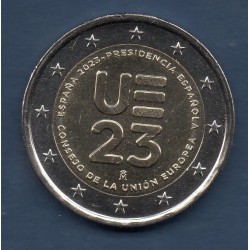 2 euro commémorative Espagne 2023 Présidence de l'UE piece de monnaie €