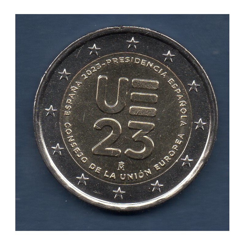 2 euro commémorative Espagne 2023 BE - Présidence de l'Union européenne -  Elysées Numismatique