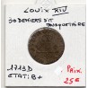 30 ou XXX Deniers 1713 D Lyon Louis XIV pièce de monnaie royale