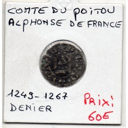 Comté de Poitou, Alphonse de France (1249-1267) Denier