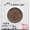 2 Francs Semeuse Argent 1899 TTB+, France pièce de monnaie