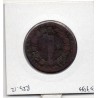 12 denier Constitution Louis XVI 1792 D cuivre Lyon B+, France pièce de monnaie