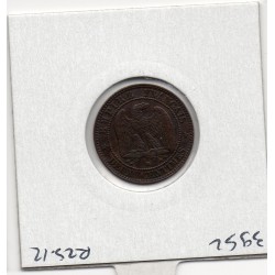 2 centimes Napoléon III tête laurée 1861 BB Strasbourg TTB, France pièce de monnaie