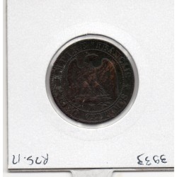 5 centimes Napoléon III tête nue 1855 MA chien Marseille TB, France pièce de monnaie