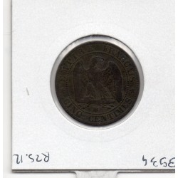 5 centimes Napoléon III tête nue 1853 BB Strasbourg TB-, France pièce de monnaie