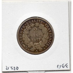 2 Francs Cérès 1873 A  Paris TB, France pièce de monnaie