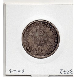 2 Francs Cérès 1871 Avec légende moyen A TTB-, France pièce de monnaie