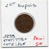 2 centimes Dupuis 1899 TTB+, France pièce de monnaie